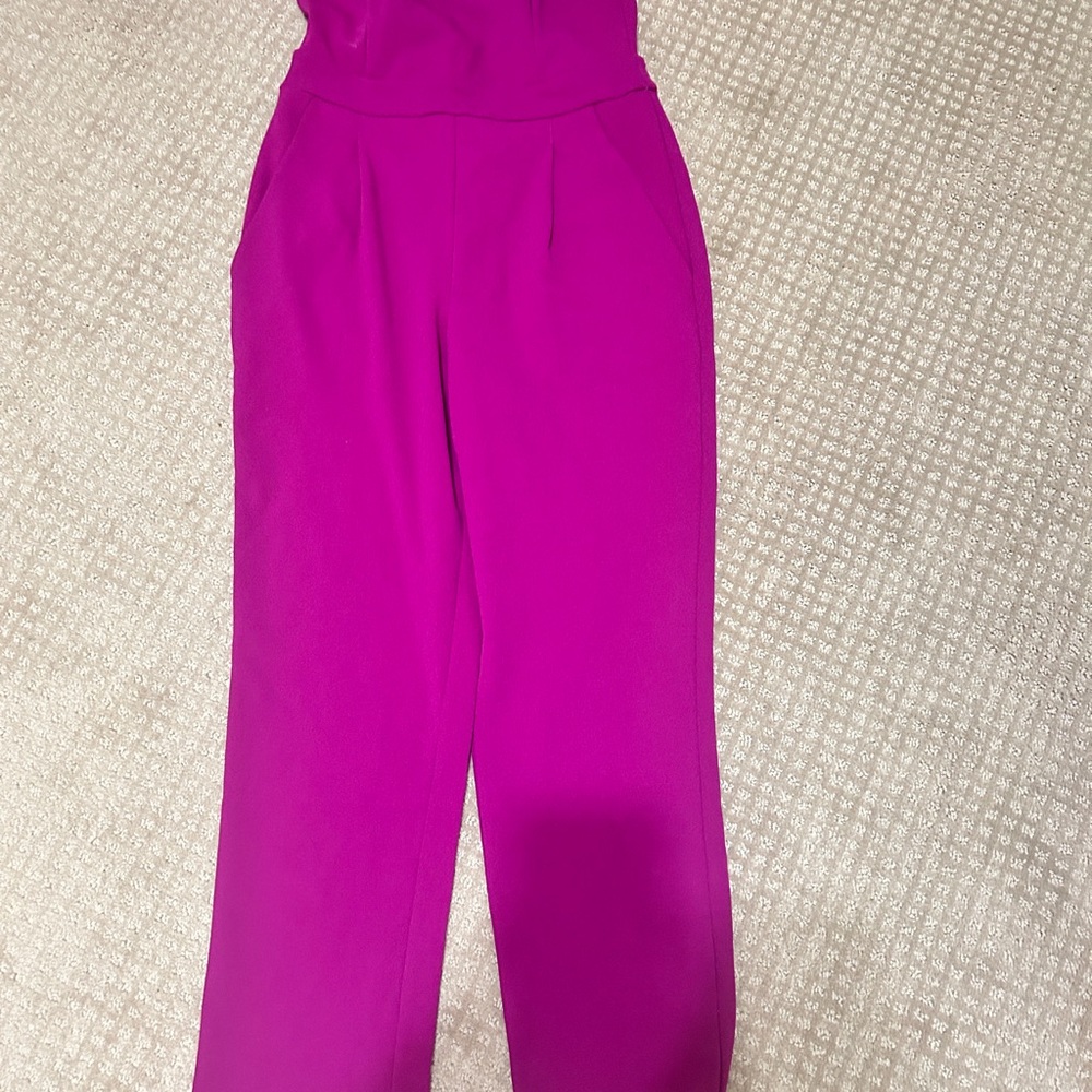 Guess Fuchsia Wide Leg Jumpsuit